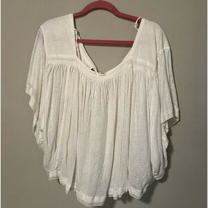 Open back tie blouse! Size XL